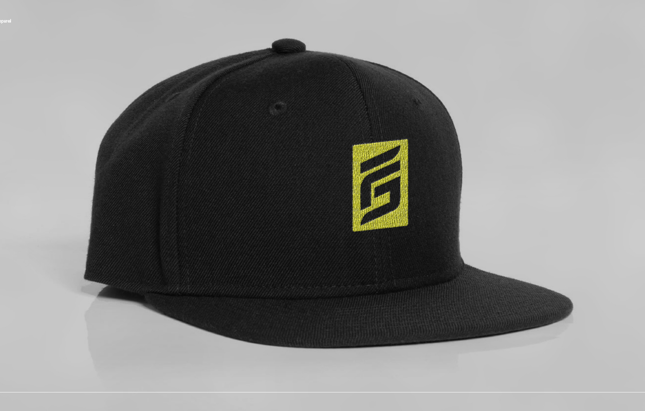 Forest & Garden peaked cap with branding